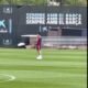 Watch how Barcelona best forward Robert Lewandowski trains with powerful skills and display