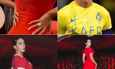 Signed by Al-Nassr 39-year-old player Cristiano Ronaldo, Georgina Rodriguez shows off a dress that looks like it was made for the love of her life.