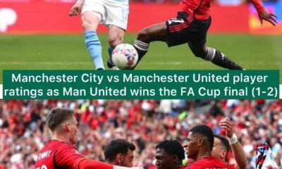 Manchester City vs Manchester United player ratings as Man United wins the FA Cup final (1-2)