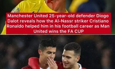 Manchester United 25-year-old defender Diogo Dalot reveals how the Al-Nassr striker Cristiano Ronaldo helped him in his football career as Man United wins the FA CUP