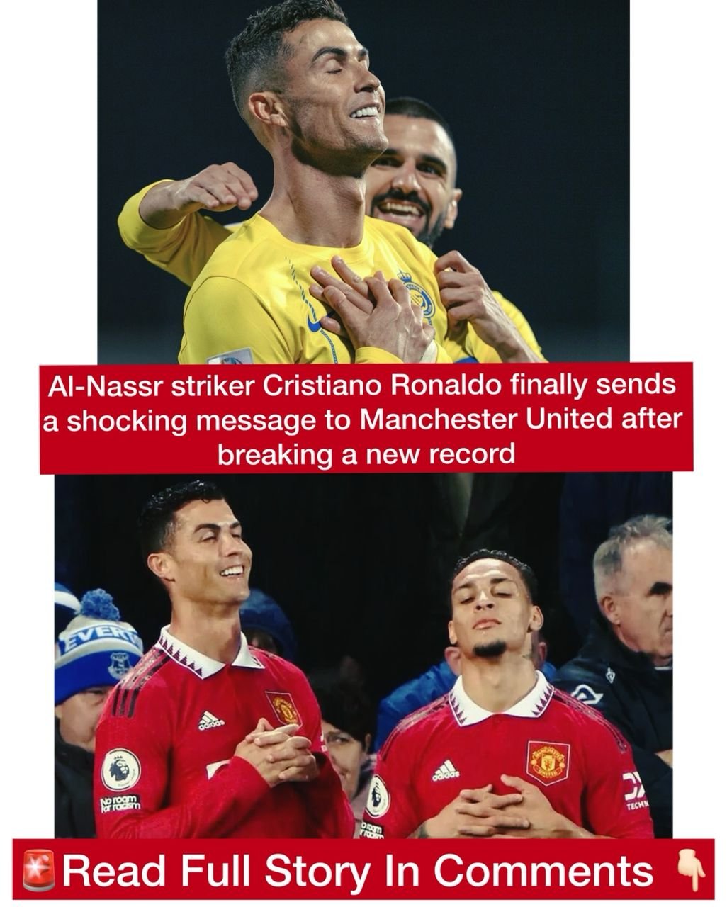 Al-Nassr striker Cristiano Ronaldo finally sends a shocking message to Manchester United after breaking a new record