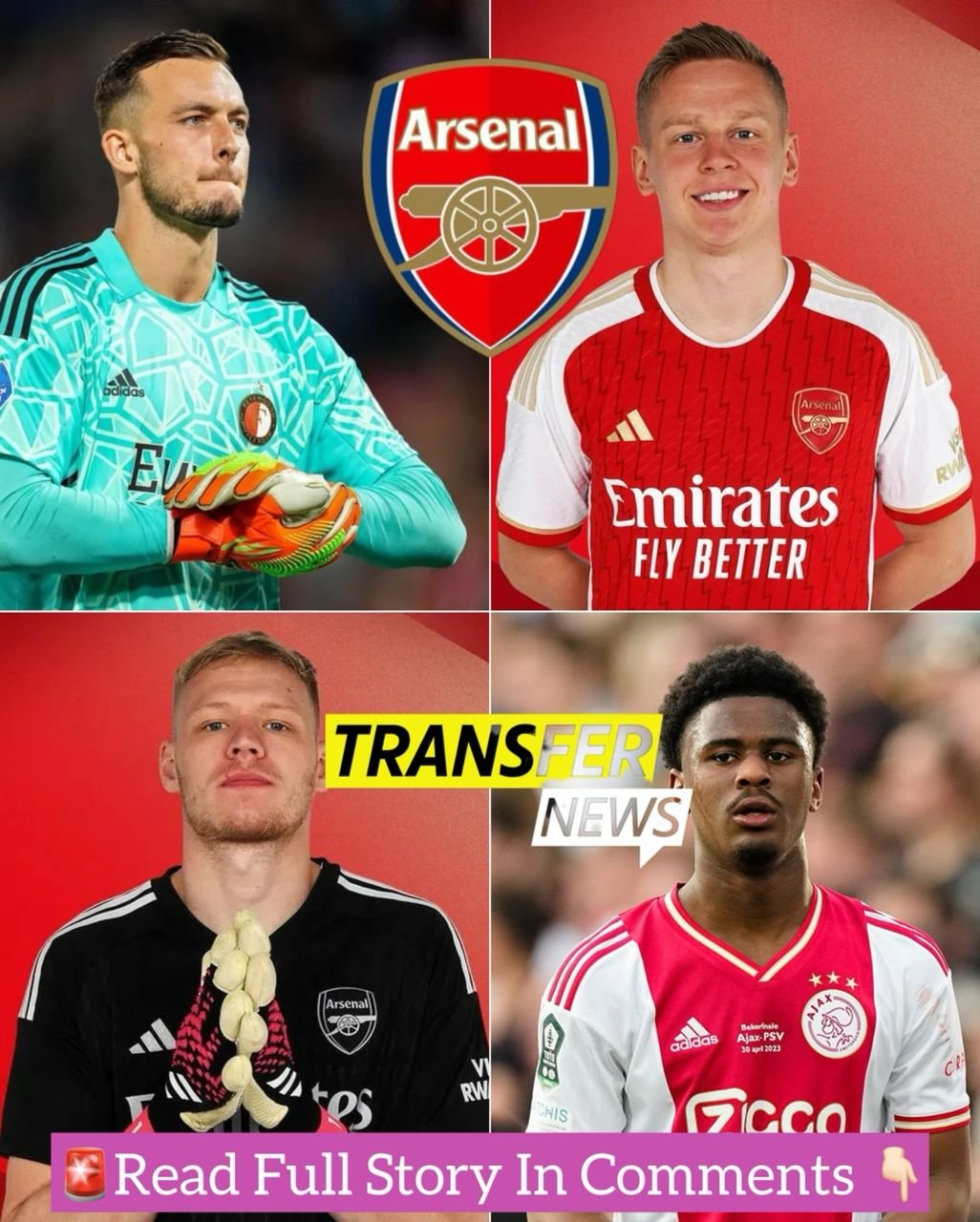Latest Asernal transfer News: Top goalkeeper pursuit for Arsenal as they should be complete with the signature of Jorrel Hato, the sale of Oleksandr Zinchenko in action, and Dutch 26-year-old Bijlow to replace Aaron Ramsdale