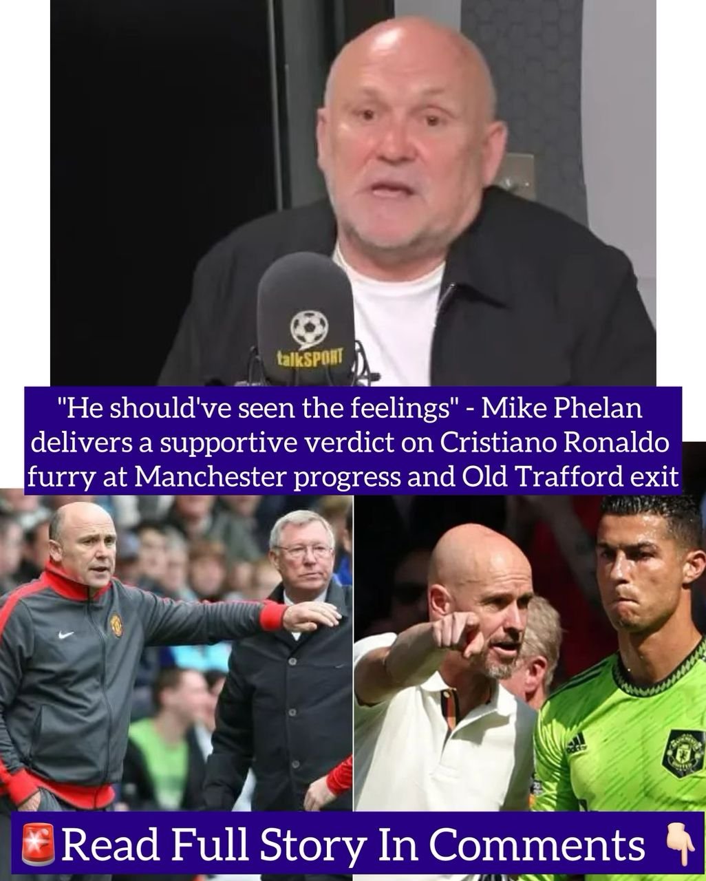 "He should've seen the feelings" - Mike Phelan delivers a supportive verdict on Cristiano Ronaldo furry at Manchester United progress and Old Trafford exit