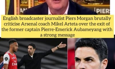 English broadcaster journalist Piers Morgan brutally criticise Arsenal coach Mikel Arteta over the exit of the former captain Pierre-Emerick Aubameyang with a strong message