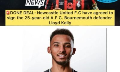 DONE DEAL: Newcastle United F.C have agreed to sign the 25-year-old A.F.C. Bournemouth defender Lloyd Kelly