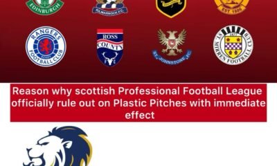 Reason why scottish Professional Football League officially rule out on Plastic Pitches with immediate effect