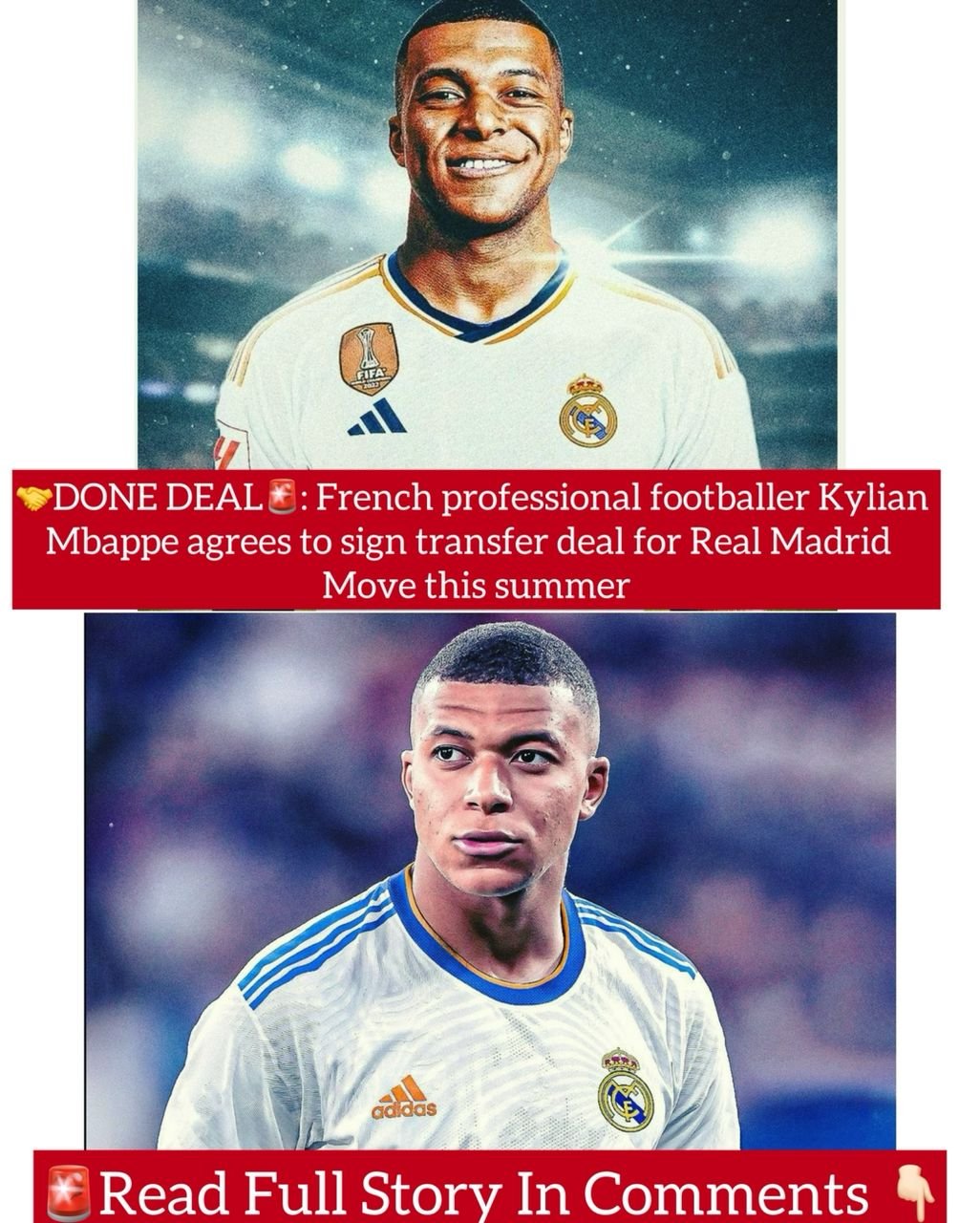 DONE DEAL: French professional footballer Kylian Mbappe agrees sign transfer deal for Real Madrid this summer