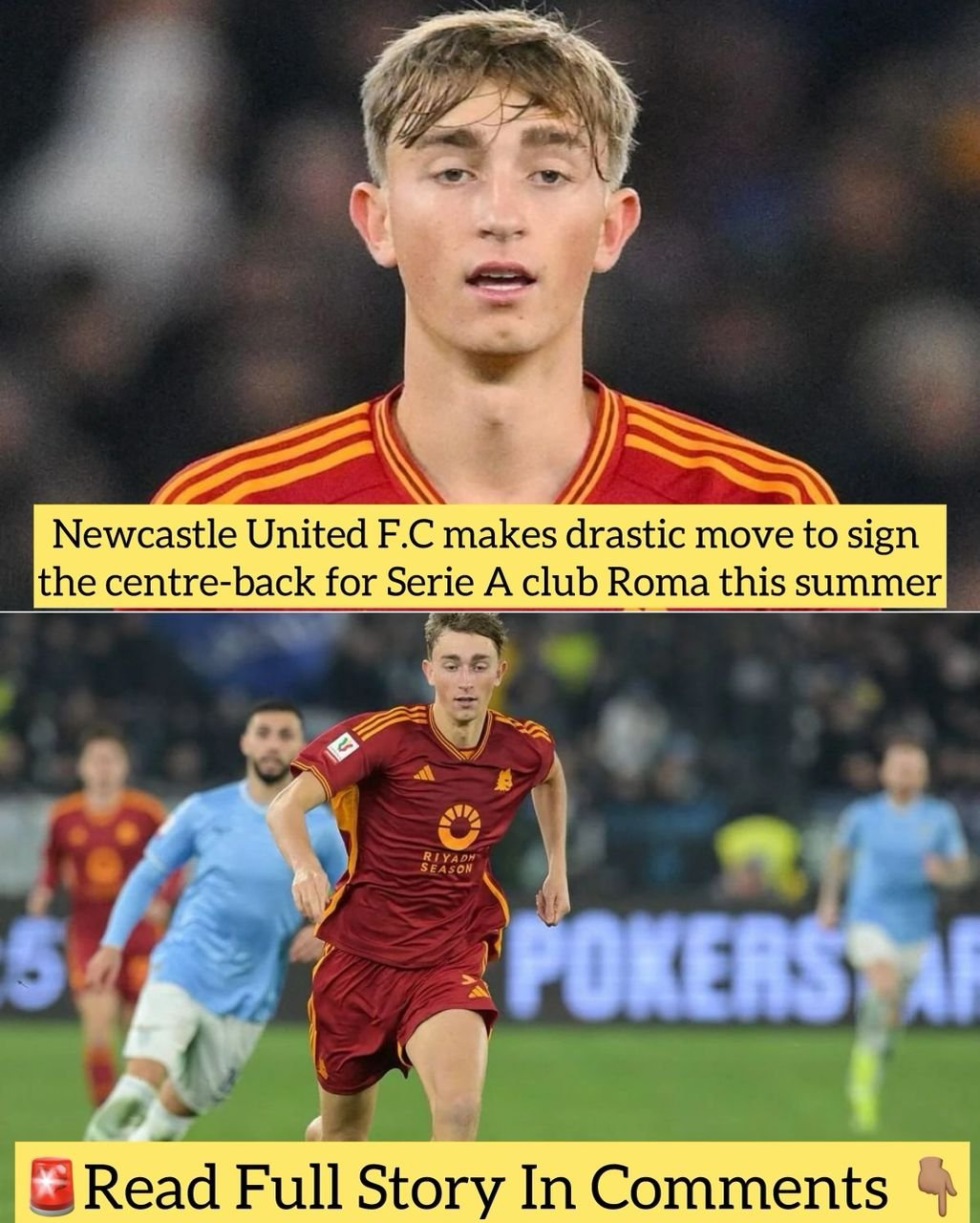 Newcastle United F.C makes drastic move to sign the centre-back for Serie A club Roma this summer