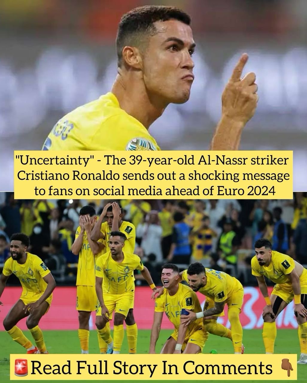 "Uncertainty" - The 39-year-old Al-Nassr striker Cristiano Ronaldo sends out a shocking message to fans on social media ahead of Euro 2024 After the Saudi Pro League season is over, Ronaldo will get together with his countrymen in the next few days. Portugal manager Roberto Martinez gave the 39-year-old a week off before Euro 2024, and while he was taking it easy, the veteran player shared a strange message on social media. Under a piece of paper that says "3 aspects of reality: Pain, uncertainty, and constant work," Ronaldo added a love heart to the picture on his Instagram story. Ronaldo was a big part of Portugal's Euro 2016 win. He might not be able to play in their friendlies against Croatia and Ireland on June 8 and 11, but he will probably be available for their first game against the Czech Republic on June 18.