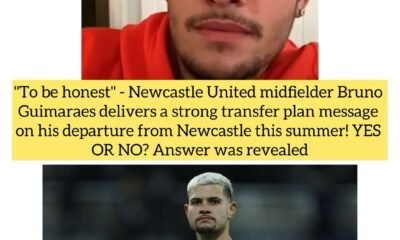 "To be honest" - Newcastle United midfielder Bruno Guimaraes delivers a strong transfer plan message on his departure from Newcastle this summer! YES OR NO? Answer was revealed