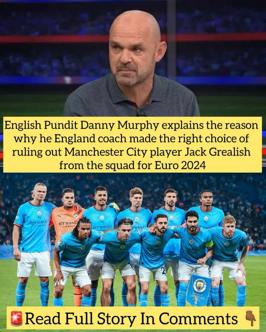 English Pundit Danny Murphy explains the reason why he England coach made the right choice of ruling out Manchester City player Jack Grealish from the squad for Euro 2024