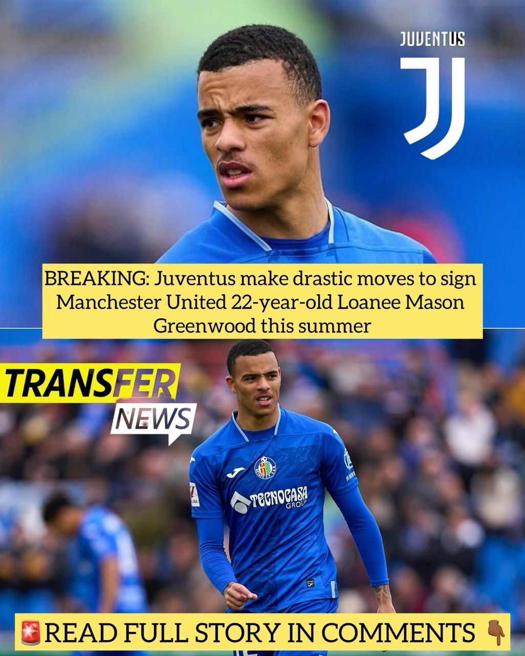 BREAKING: Juventus make drastic moves to sign Manchester United 22-year-old Loanee Mason Greenwood this summer