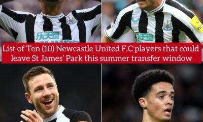 Ten (10) Newcastle United F.C players that could leave St James’ Park this summer transfer window