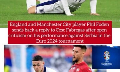 England and Manchester City player Phil Foden sends back a reply to Cesc Fabregas after open criticism on his performance against Serbia in the Euro 2024 tournament