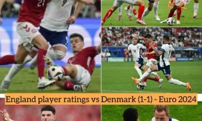 England player ratings vs Denmark (1-1) - as Kieran Trippier was in full action while Anthony Gordon was benched in EURO 2024