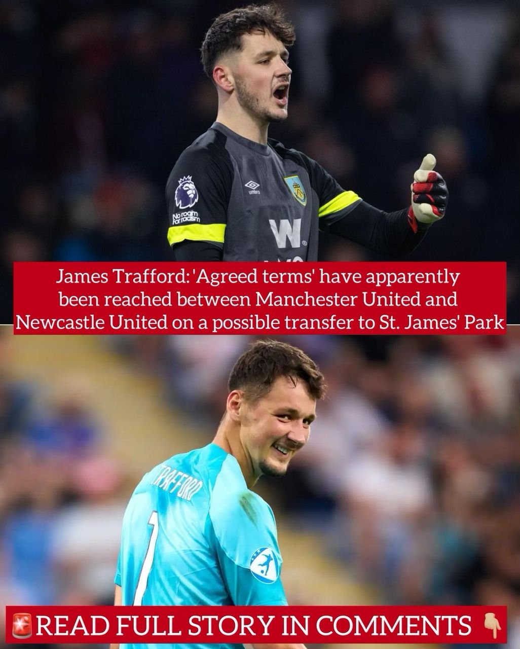 James Trafford: 'Agreed terms' have apparently been reached between Manchester United and Newcastle United on a possible transfer to St. James' Park