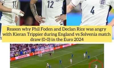Reason why Phil Foden and Declan Rice was angry with Kieran Trippier during England vs Solvenia match draw (0-0) in the Euro 2024