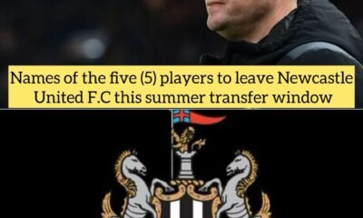 Names of the five (5) players to leave Newcastle United F.C this summer transfer window