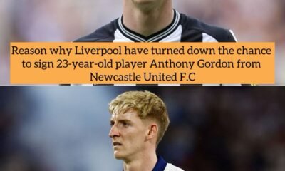 Reason why Liverpool have turned down the chance to sign 23-year-old player Anthony Gordon from Newcastle United F.C