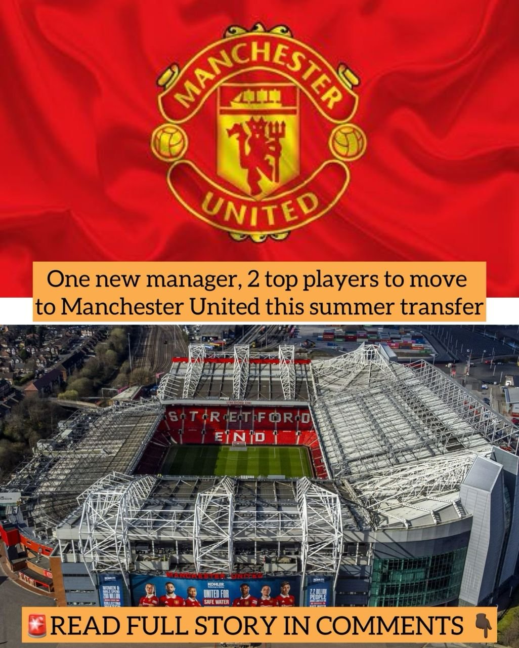 One new manager, 2 top players to move to Manchester United this summer transfer