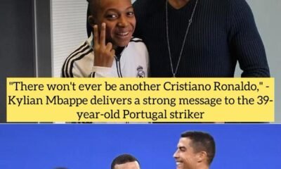 "There won't ever be another Cristiano Ronaldo," - Kylian Mbappe delivers a strong message to the 39-year-old Portugal striker
