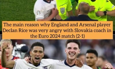 The main reason why England and Arsenal player Declan Rice was very angry with Slovakia coach in the Euro 2024 match (2-1)