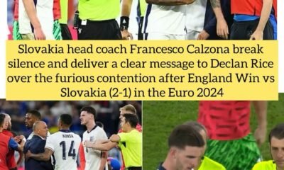 Slovakia head coach Francesco Calzona break silence and deliver a clear message to Declan Rice over the furious contention after England Win vs Slovakia (2-1) in the Euro 2024