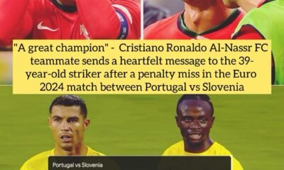 "A great champion" - Cristiano Ronaldo Al-Nassr FC teammate sends a heartfelt message to the 39-year-old striker after a penalty miss in the Euro 2024 match between Portugal vs Slovenia