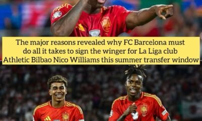 The major reasons revealed why FC Barcelona must do all it takes to sign the winger for La Liga club Athletic Bilbao Nico Williams this summer transfer window