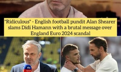 "Ridiculous" - English football pundit Alan Shearer slams Didi Hamann with a brutal message over England Euro 2024 scandal