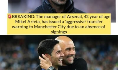 BREAKING: The manager of Arsenal, 42 year of age Mikel Arteta, has issued a 'aggressive' transfer warning to Manchester City due to an absence of signings
