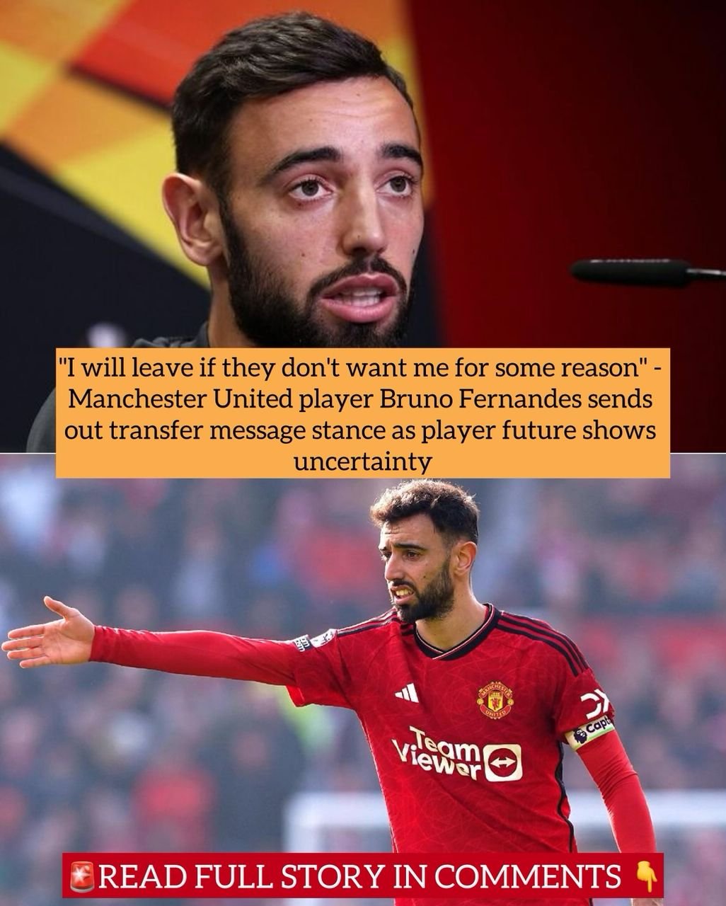 "I will leave if they don't want me for some reason" - Manchester United player Bruno Fernandes sends out transfer message stance as player future shows uncertainty