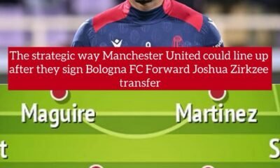 The strategic way Manchester United could line up after the sign Bologna FC Forward Joshua Zirkzee transfer