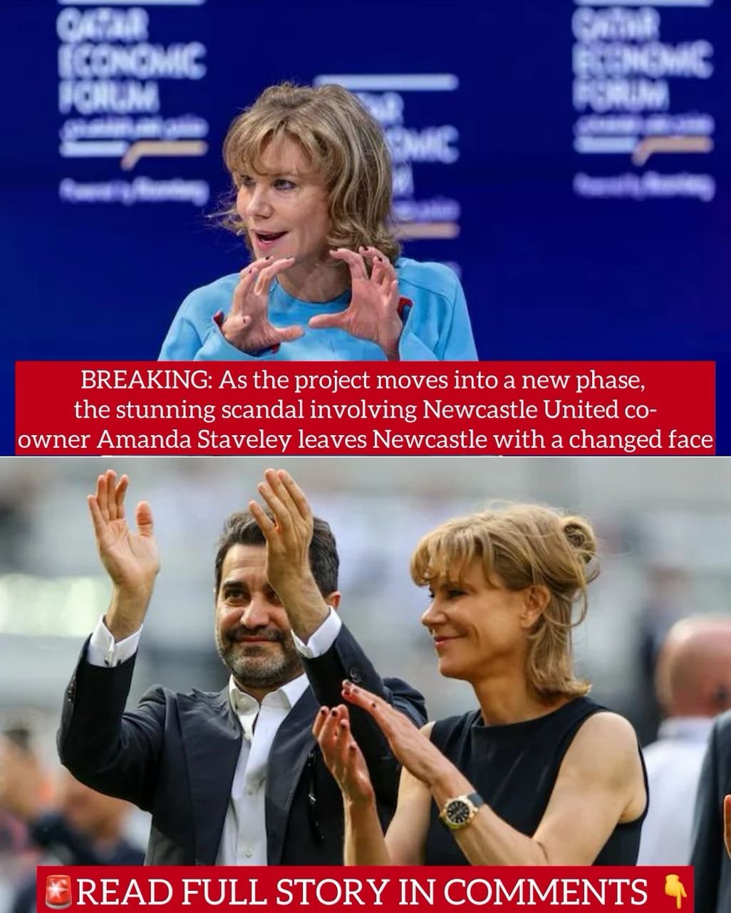 BREAKING: As the project moves into a new phase, the stunning scandal involving Newcastle United co-owner Amanda Staveley leaves Newcastle with a changed face.