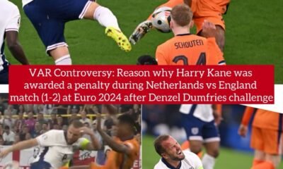 VAR Controversy: Reason why Harry Kane was awarded a penalty during Netherlands vs England match (1-2) at Euro 2024 after Denzel Dumfries challenge