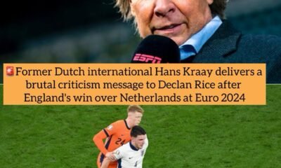 Former Dutch international Hans Kraay delivers a brutal criticism message to Declan Rice after England's win over the Netherlands at Euro 2024