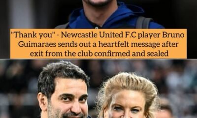 "Thank you" - Newcastle United F.C player Bruno Guimaraes sends out a heartfelt message after exit from the club confirmed and sealed