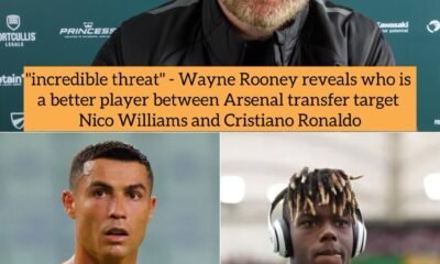 "incredible threat" - Wayne Rooney reveals who is a better player between Arsenal transfer target Nico Williams and Cristiano Ronaldo
