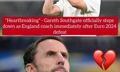 "Heartbreaking" - Gareth Southgate officially steps down as England coach immediately after Euro 2024 defeat