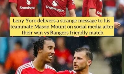 Leny Yoro delivers a strange message to his teammate Mason Mount on social media after their win vs Rangers friendly match