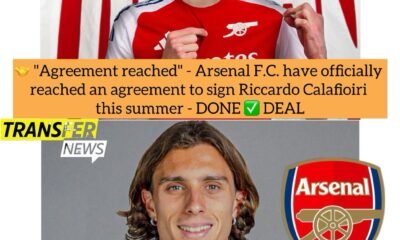 "Agreement reached" - Arsenal F.C. have officially reached an agreement to sign Riccardo Calafioiri this summer - DONE DEAL
