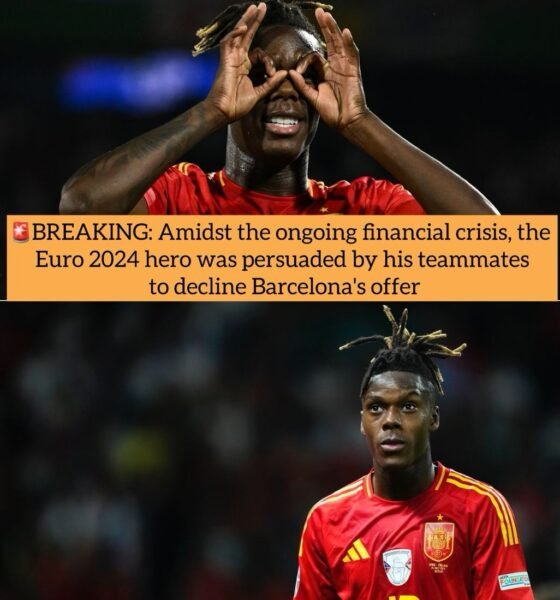 BREAKING: Amidst the ongoing financial crisis, the Euro 2024 hero was persuaded by his teammates to decline Barcelona's offer