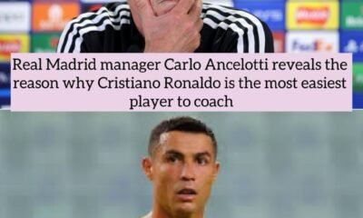 Real Madrid manager Carlo Ancelotti reveals the reason why Cristiano Ronaldo is the most easiest player to coach