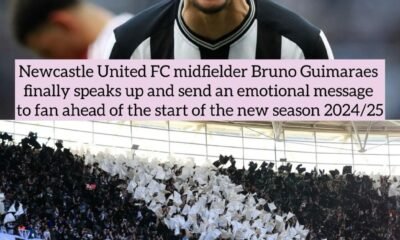 Newcastle United FC midfielder Bruno Guimaraes finally speaks up and send an emotional message to fan ahead of the start of the new season 2024/25