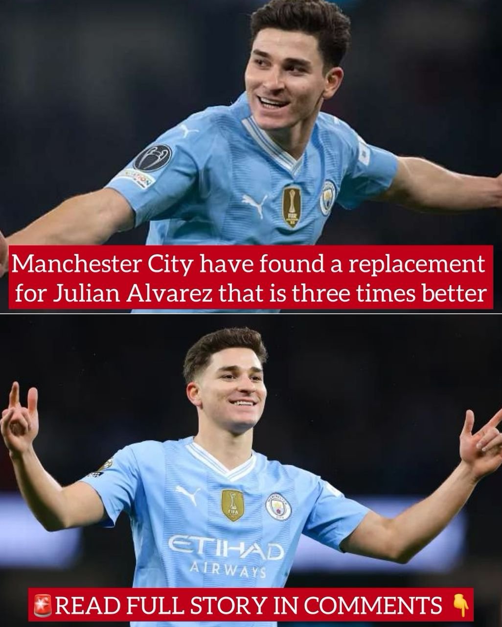 Manchester City have found a replacement for Julian Alvarez that is 3x three times better