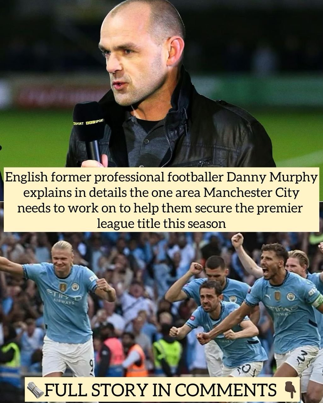 English former professional footballer Danny Murphy explains in details the one area Manchester City needs to work on to help them secure the premier league title this season
