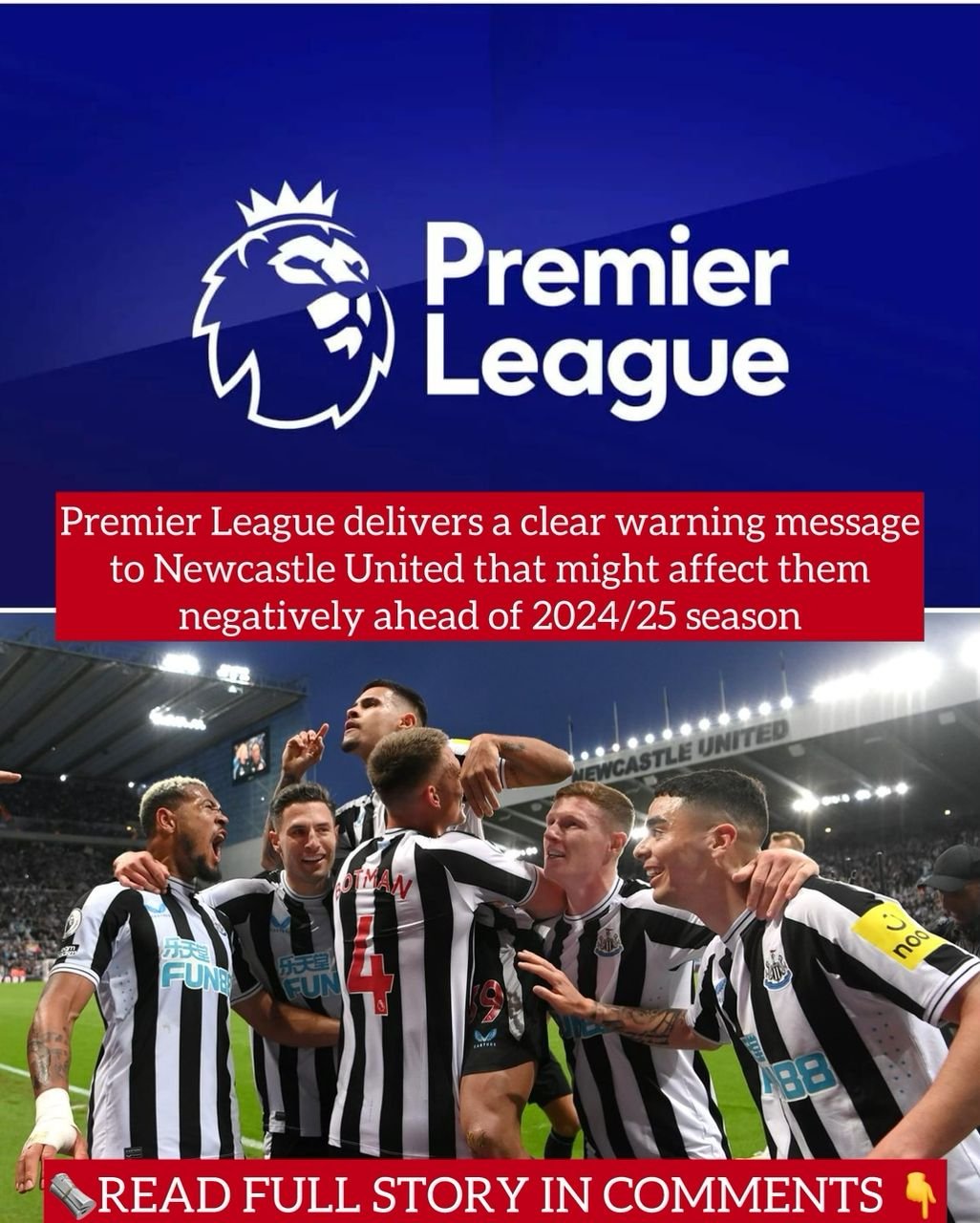 The Premier League delivers a clear warning message to Newcastle United that might affect them negatively ahead of the 2024–25 season