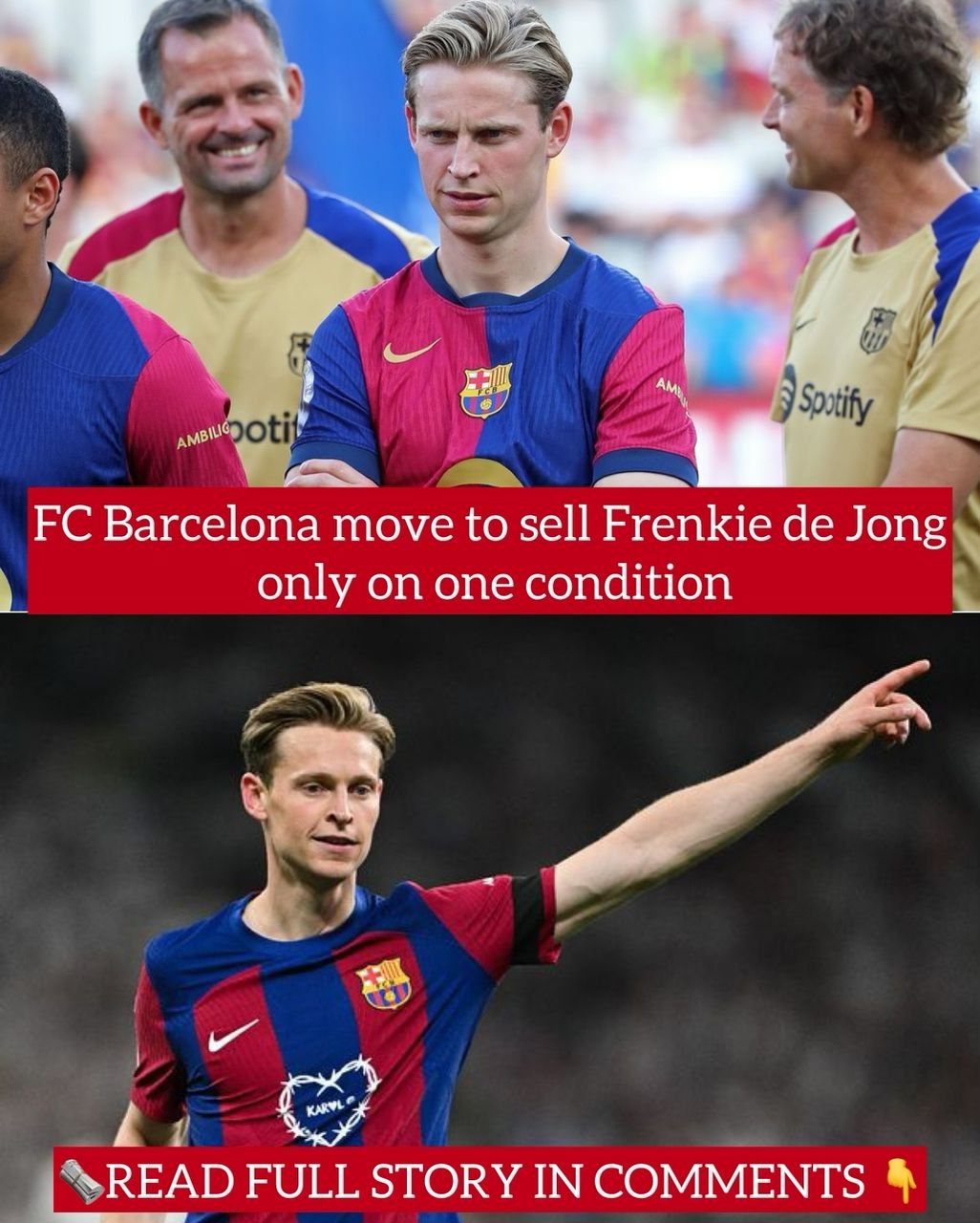 FC Barcelona move to sell Frenkie de Jong only on one condition