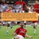 "Nothing beats the feeling of being back at Old Trafford," - Jadon Sancho sends out a shocking message to Bruno Fernandes after their win over Fulham