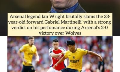 Arsenal legend Ian Wright brutally slams the 23-year-old forward Gabriel Martinelli’ with a strong verdict on his perfomance during Arsenal’s 2-0 victory over Wolves